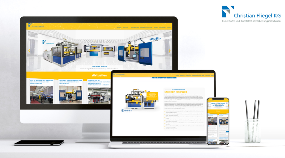 Webauftritt der Christian Fliegel KG