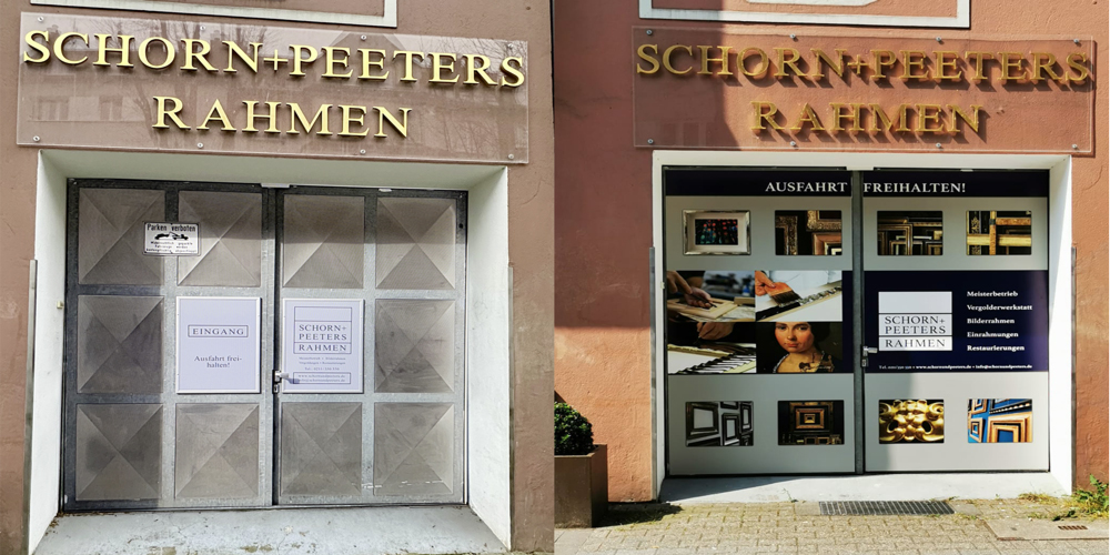 Schorn & Peeters Rahmen – Garagentor Gestaltung